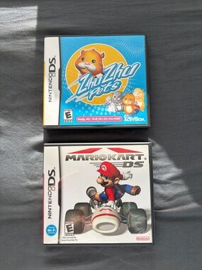ZhuZhu Pets & Mario Kart DS Nintendo DS Game CASES ONLY